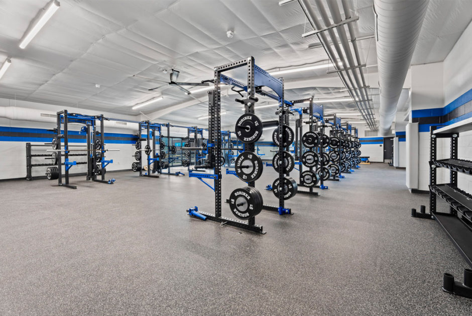 Floyd County Schools Model High School New Athletic Facility Weight Room