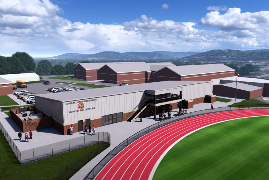 Floyd County Schools - Pepperell High School New Athletic Facility Rendering
