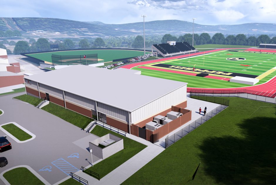Floyd County Schools - Pepperell High School New Athletic Facility Rendering