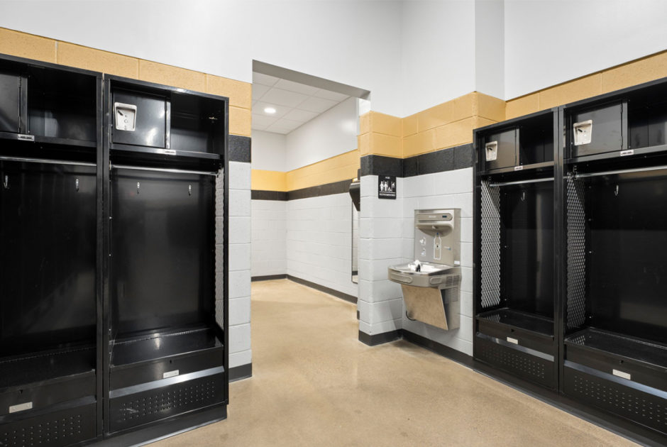 Floyd County Schools - Pepperell High School New Athletic Facility Locker Room
