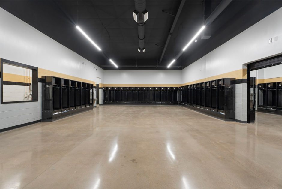 Floyd County Schools - Pepperell High School New Athletic Facility Locker Room