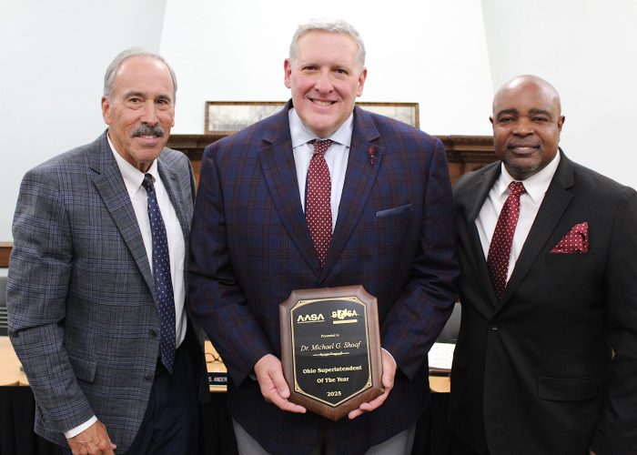 Dr. Mick Shoaf, Education Consultant at Performance Services honored as Ohio Superintendent of the Year at BASA’s Fall Conference