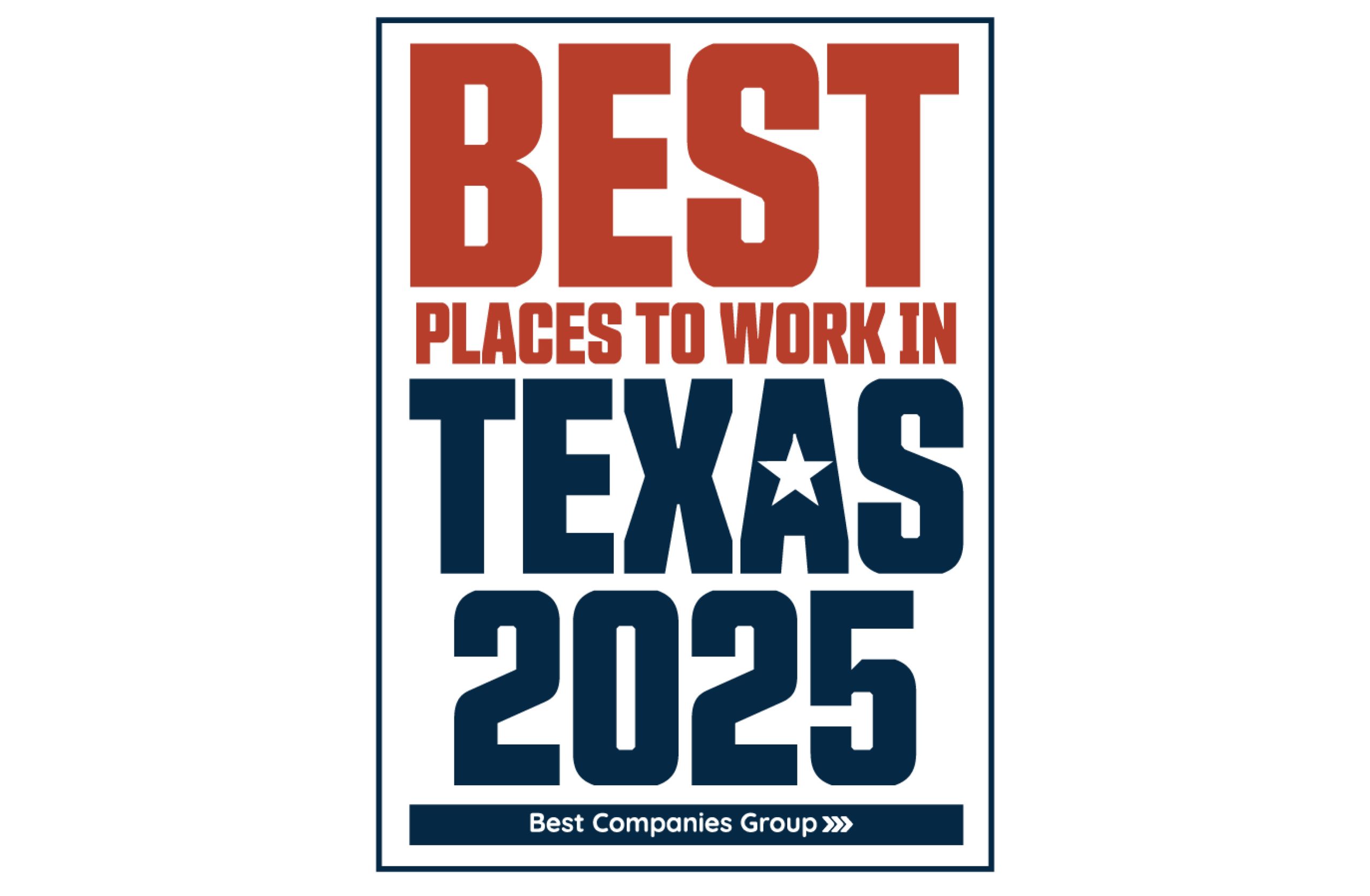 Texas Best Places to Work in 2025 Logo