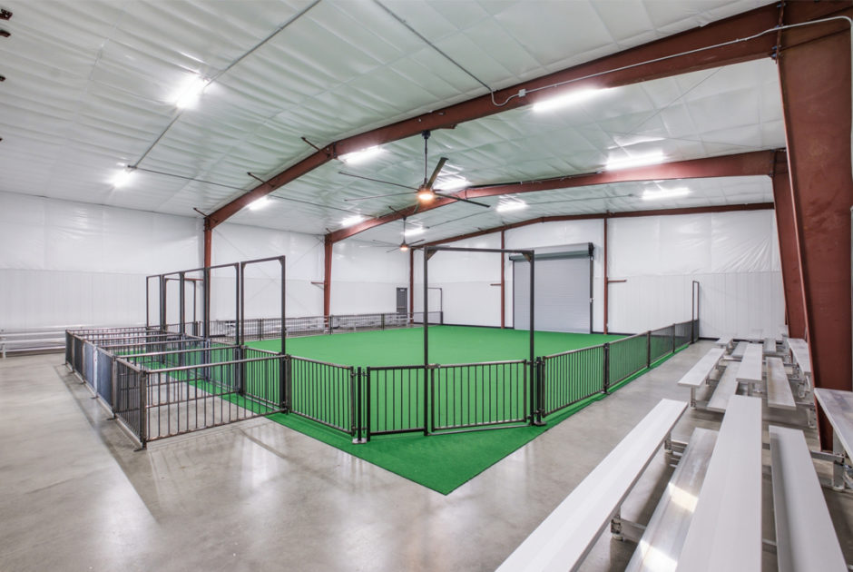 Interior of Tattnall County Schools New Agriculture Building