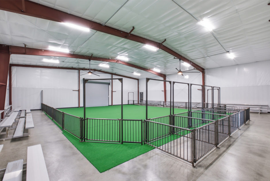 Interior of Tattnall County Schools New Agriculture Building