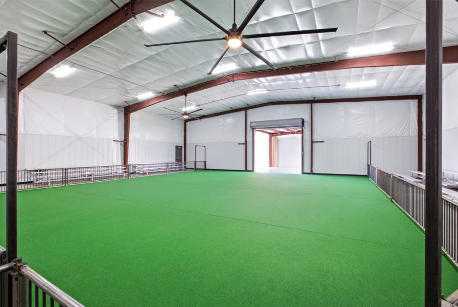 Interior of Tattnall County Schools New Agriculture Building