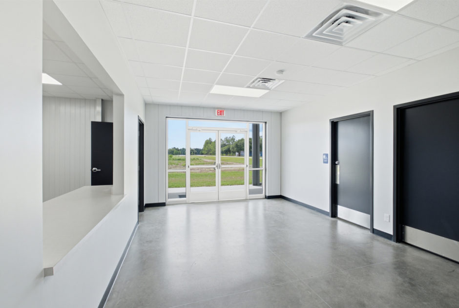 Interior of Tattnall County Schools New Agriculture Building