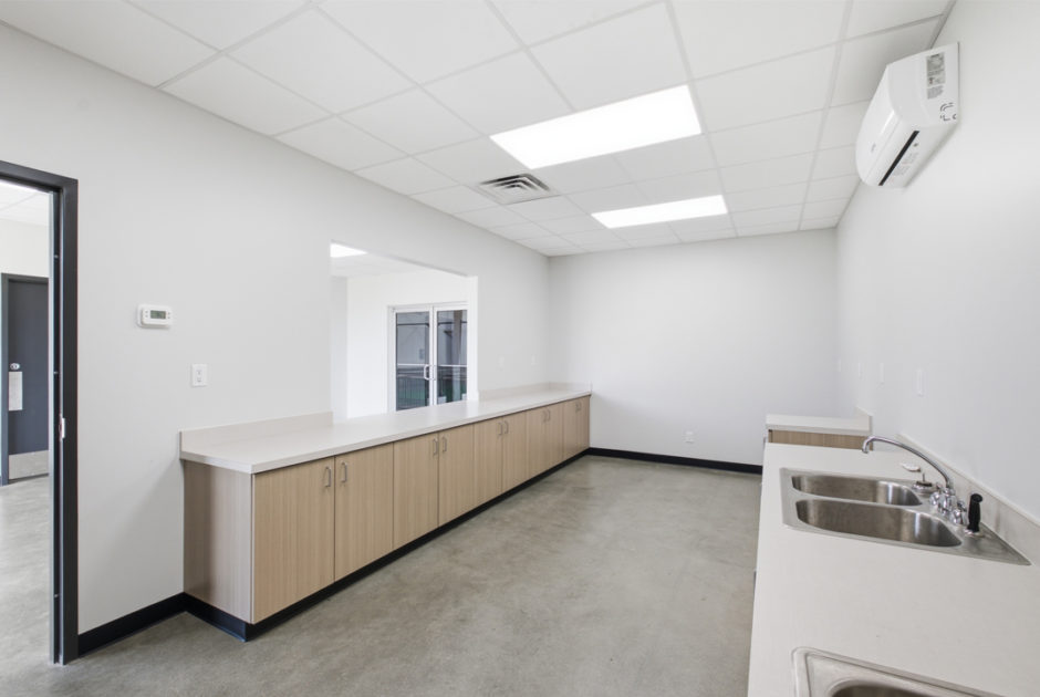 Interior of Tattnall County Schools New Agriculture Building