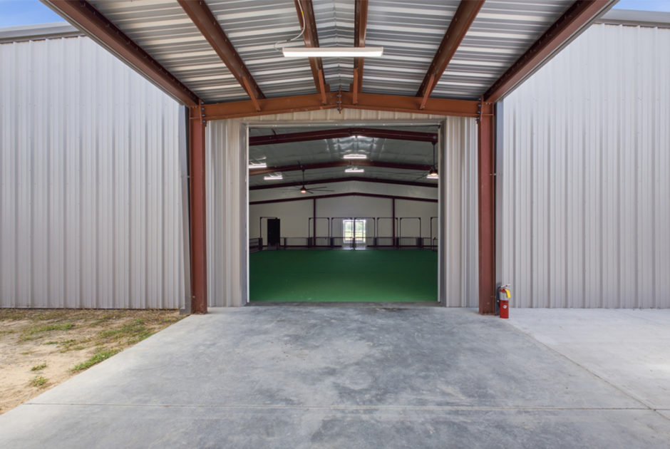 Entrance of Tattnall County Schools New Agriculture Building