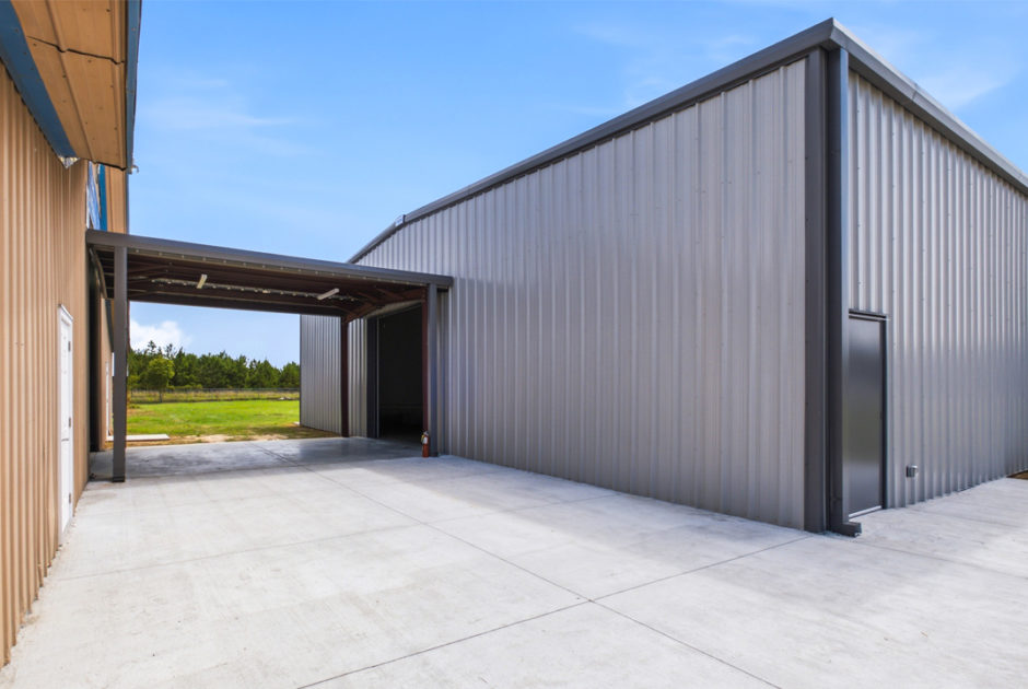 Entrance of Tattnall County Schools New Agriculture Building
