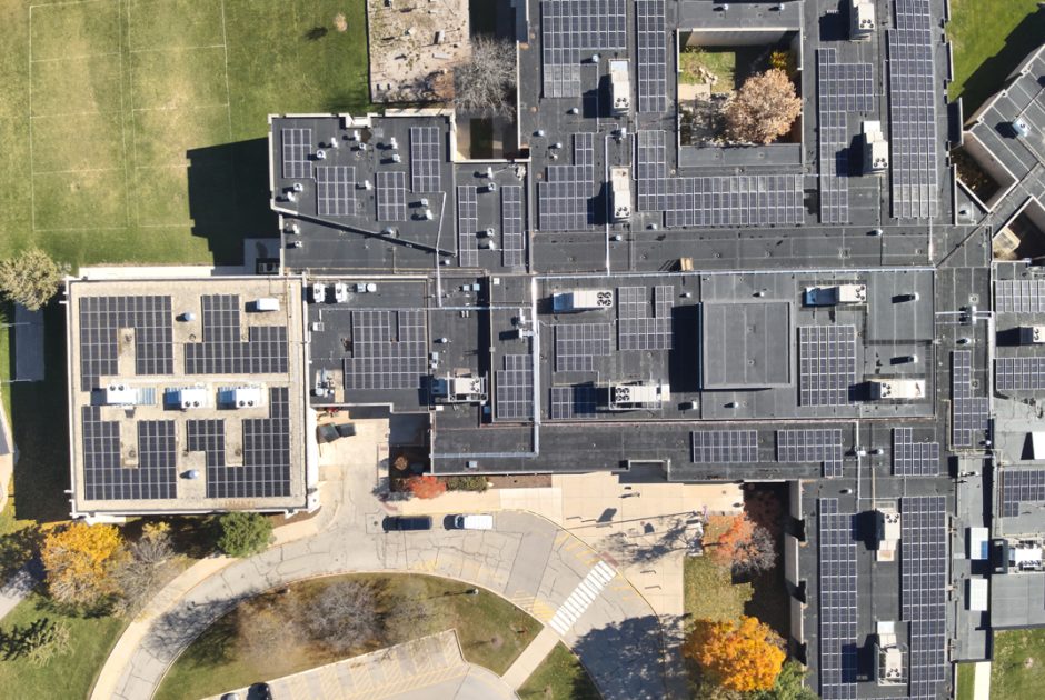 Barrington School District 220 Roof-mounted Solar Arrays