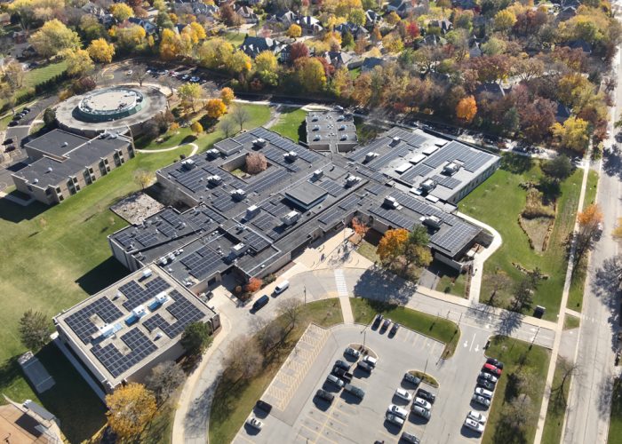 Barrington School District 220 Roof-mounted Solar Arrays
