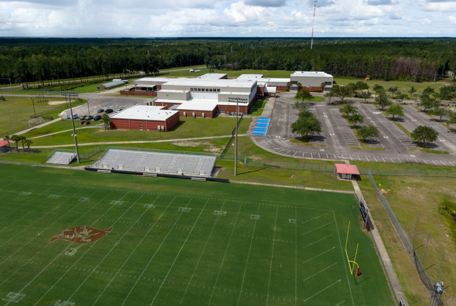 Aerial of McIntosh County Academy