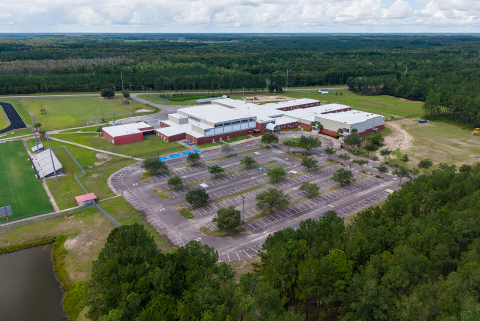 Aerial of McIntosh County Academy