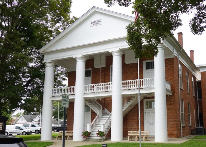 Ohio County Courthouse Entrance Exterior