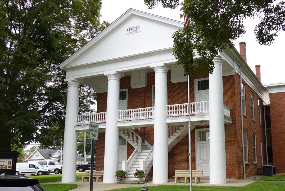 Ohio County Courthouse Entrance Exterior