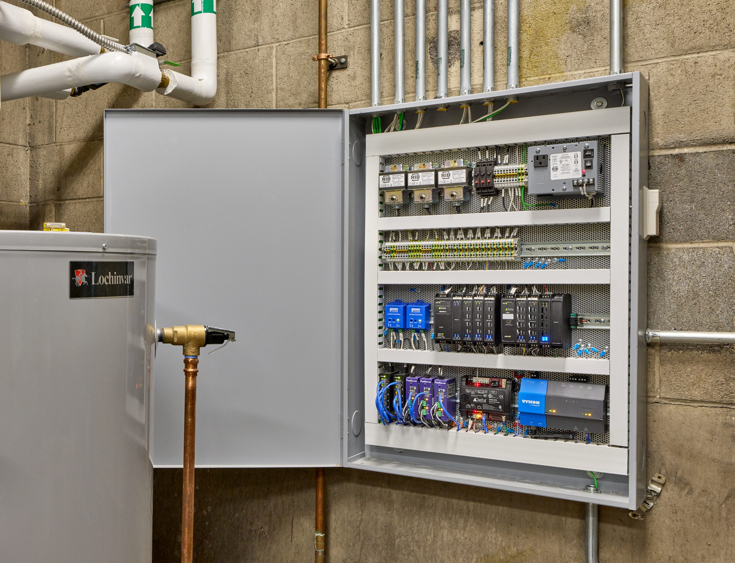 Open building automation controls panel