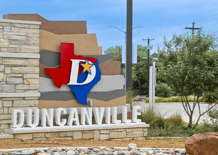 City of Duncanville, TX Welcome Sign